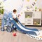 4-in-1 Foldable Baby Slide Toddler Climber Slide PlaySet with Ball